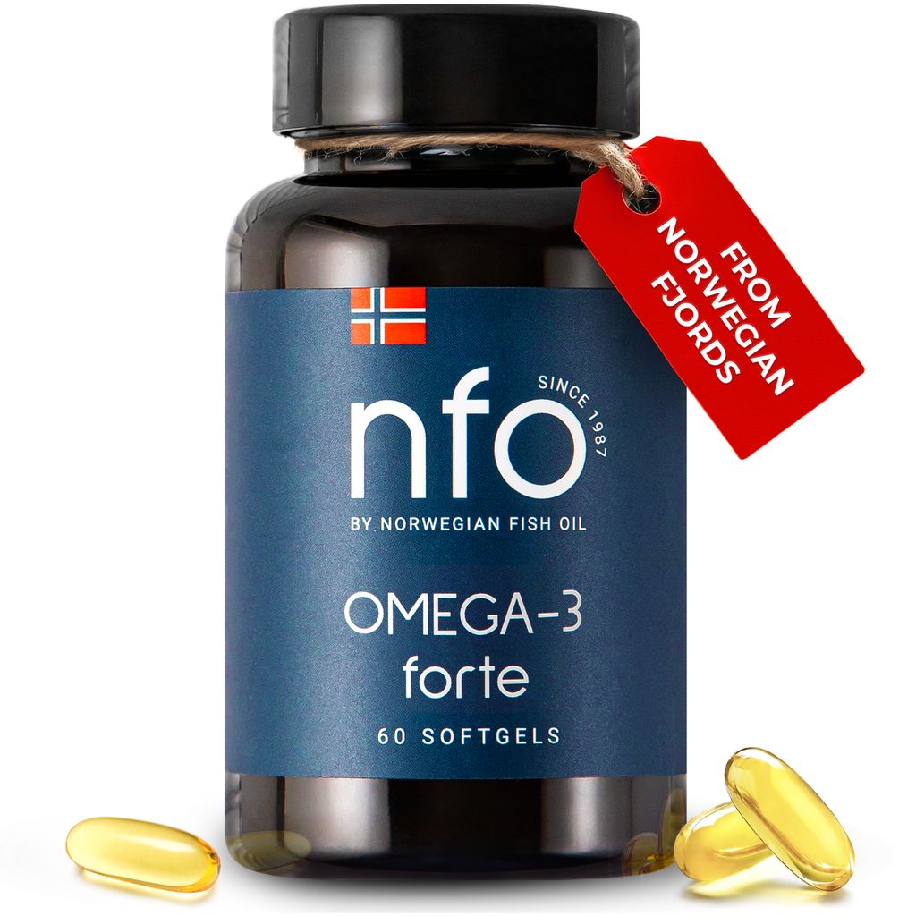 NFO Omega-3 Forte 60 – Kapsuly z rybieho oleja s EPA, DHA Obrázok produktu 