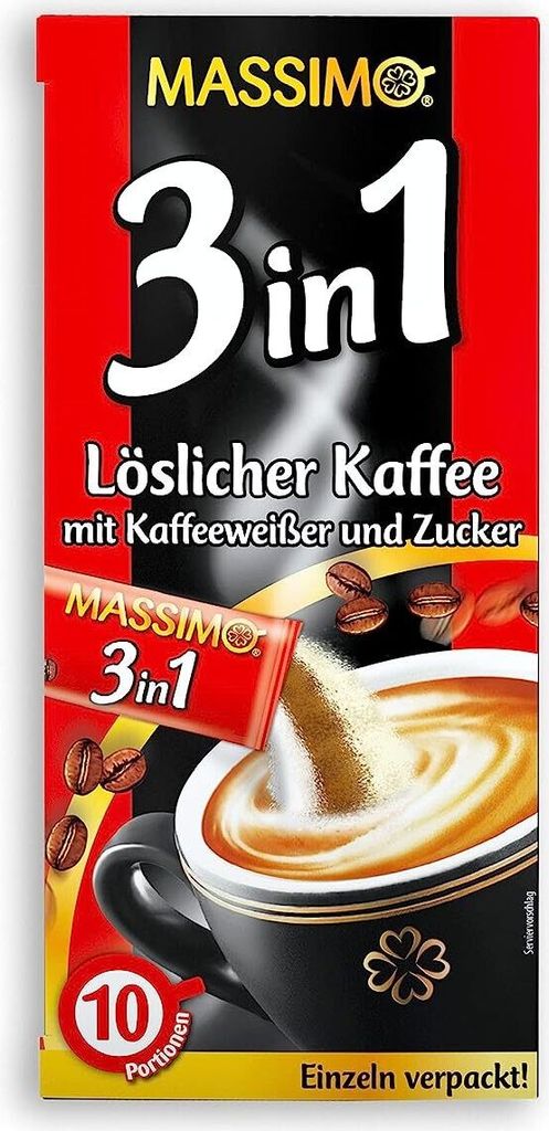Massimo 3in1 löslicher Kaffee (180 g) Produktbild 