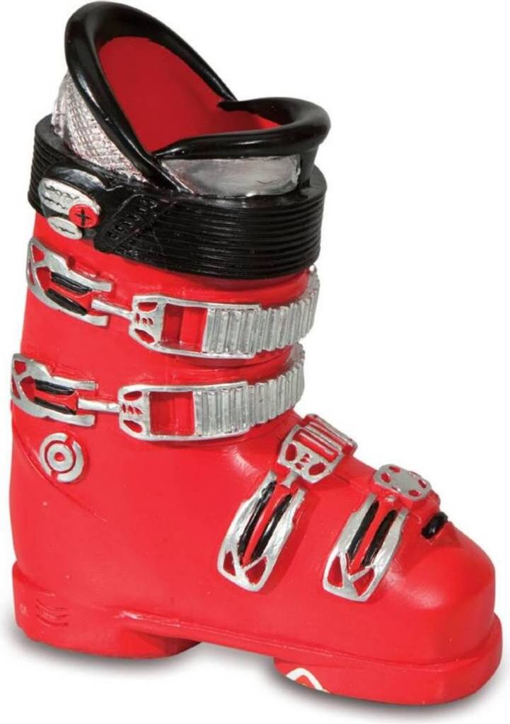 Stiftehalter roter Skifahrer Schneeschuh