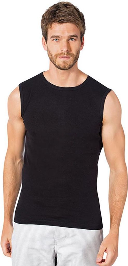 2er Herren Shirt TankTop Unterhemd Unterwäsche Ärmellos 100% Baumwolle 2024