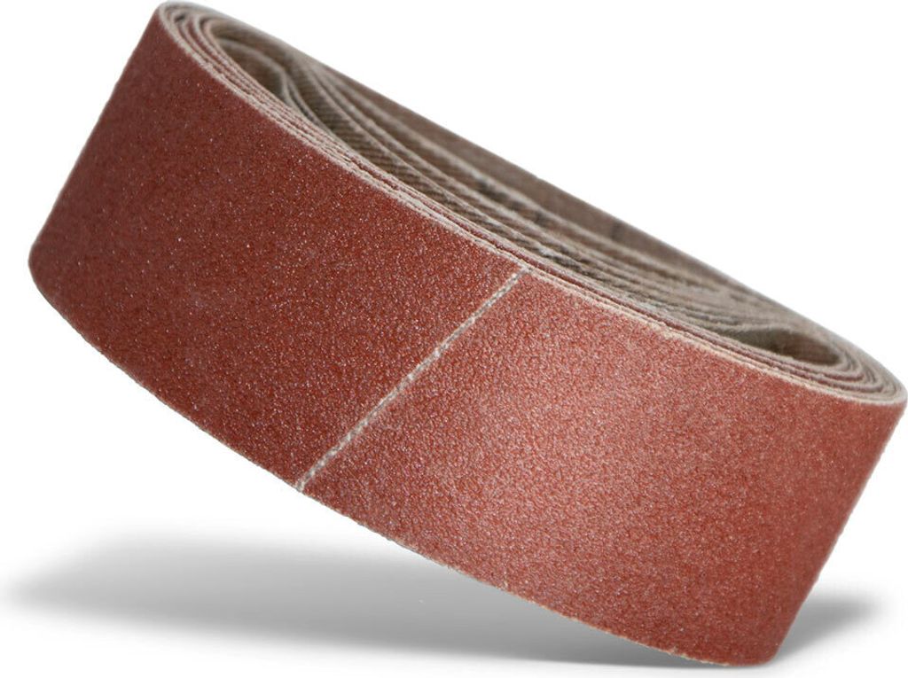 MENZER Red Schleifbänder, 303 x 40 mm, f. Handbandschleifer, Normalkorund (10 Stk.) K40