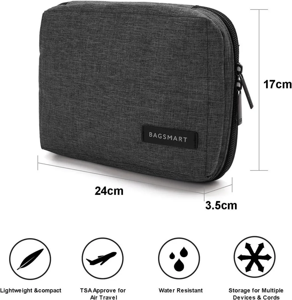 Pochette de Rangement pour Accessoires Électroniques et Câbles de Voyage