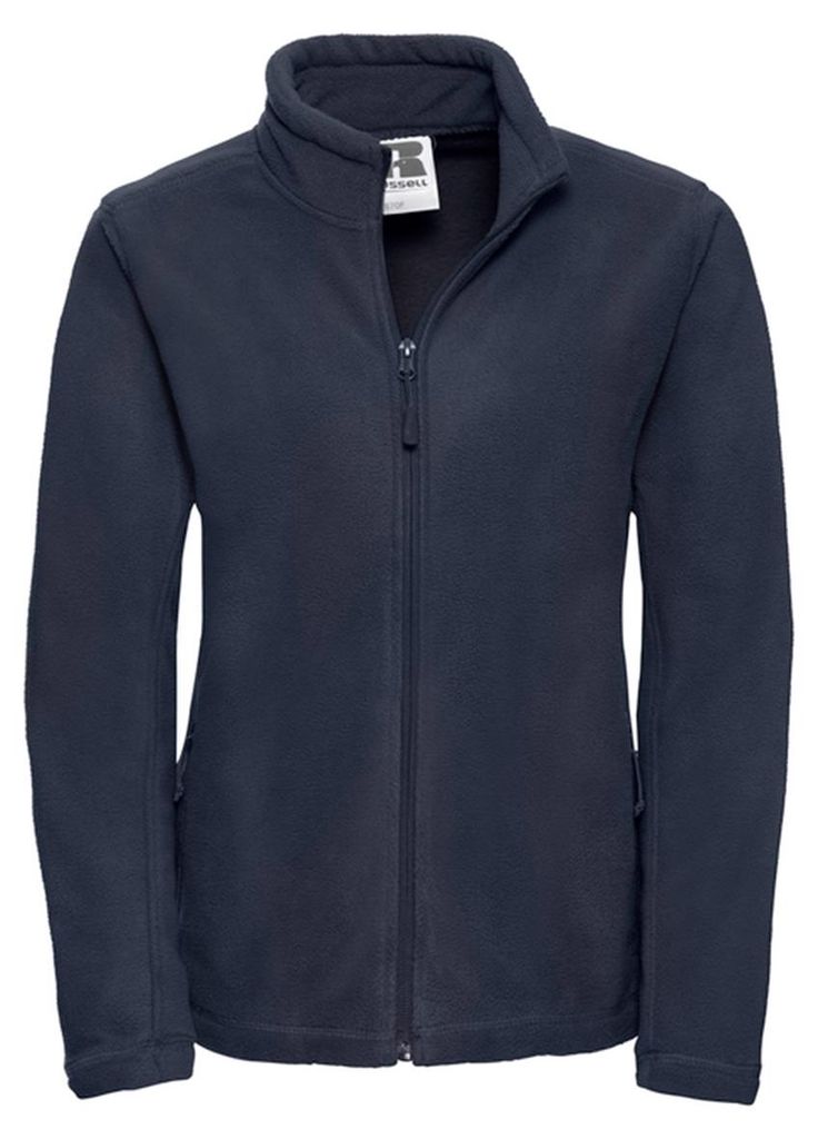 Russell - Fleecejacke Durchgehender Reißverschluss für Damen - Für Außen LT4984 (M) (Dunkelblau)