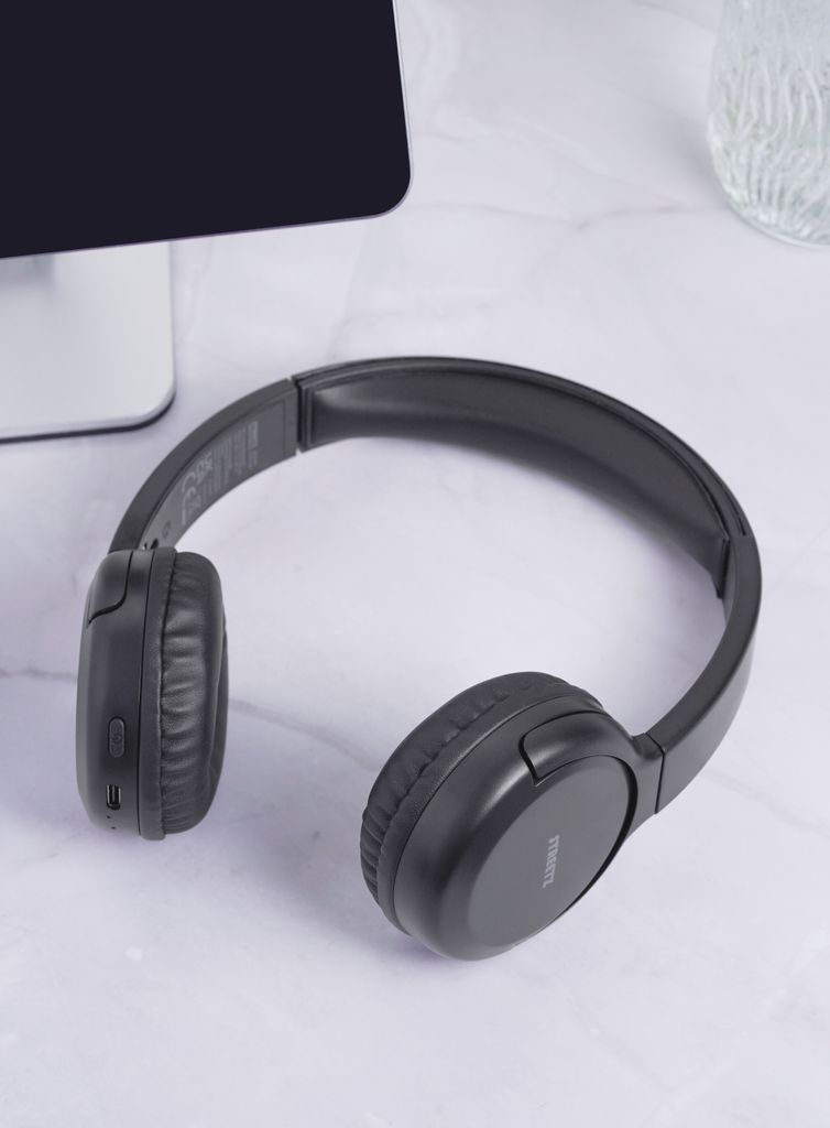 BT210 Casque d'écoute Bluetooth, microphone, pliable, noir Image du produit 