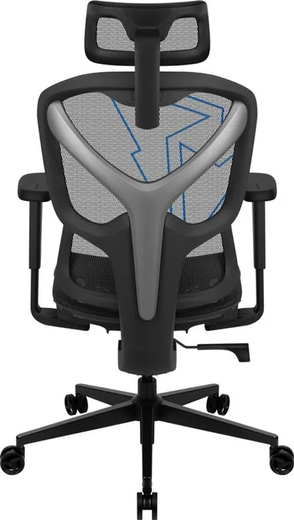 Chaise de Bureau Gaming ThunderX3 YTC-Mesh Noir Bleu Idéale Stream et Jeu