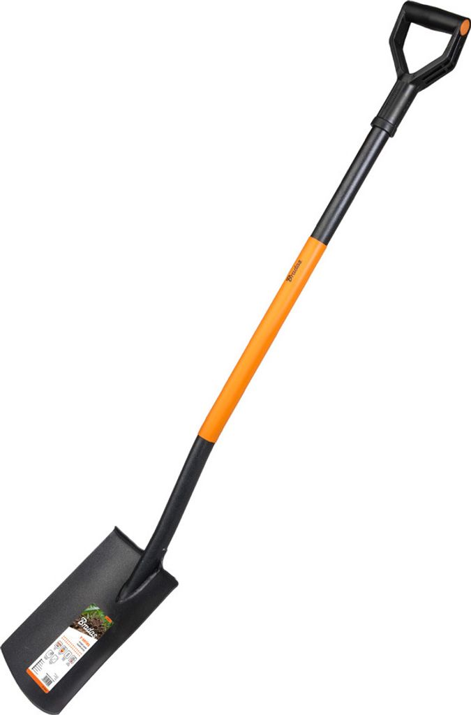 Bradas Flachspaten Länge 1.250 mm schwarz/orange