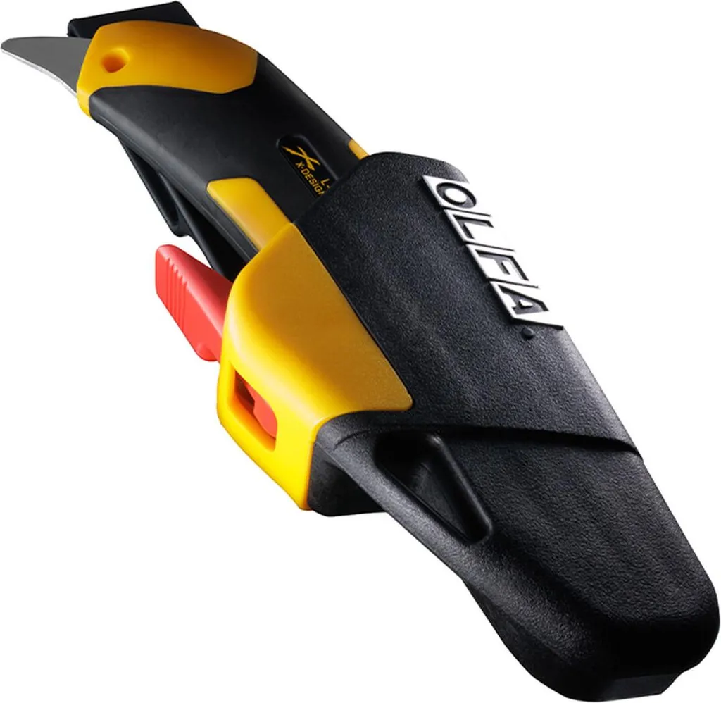 Cutter Olfa L5-AL à verrouillage automatique et étui KH-1 robuste