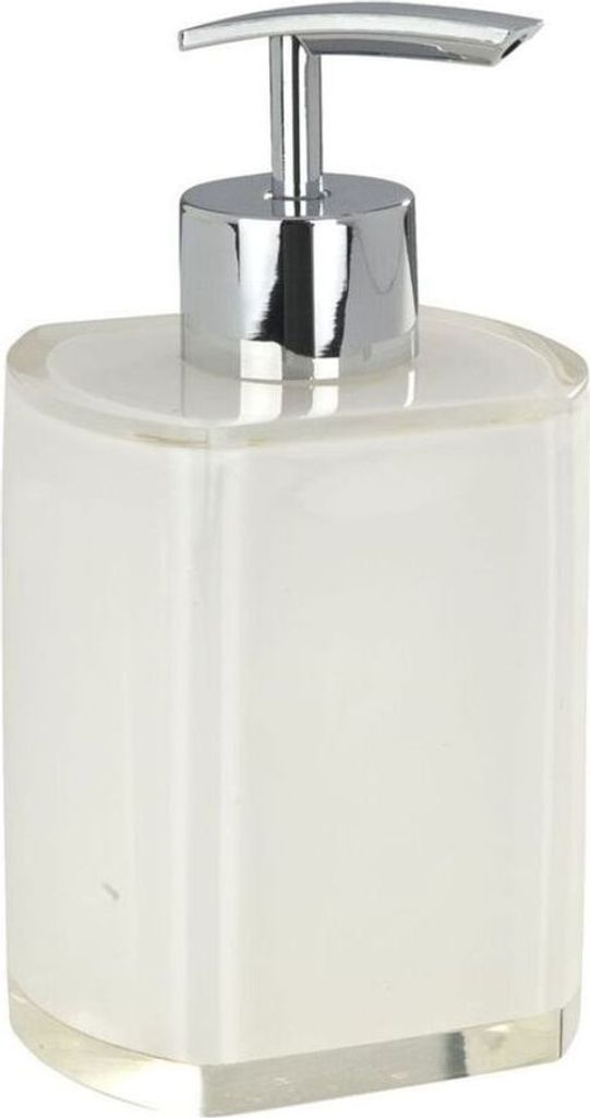 Wenko Seifen Spender Lotion Dosierer WC Bad Accessoires Polyresin Lido weiß