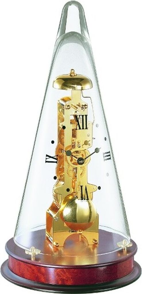 Tischuhr Mahagoni Schlag auf Glocke - Hermle Modell: 22716-070791