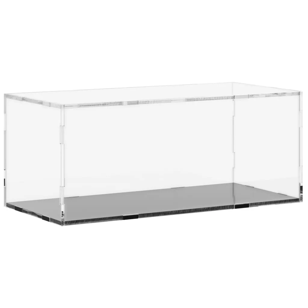 Vetrina Trasparente 34x16x14cm | Scatola Espositrice Antipolvere