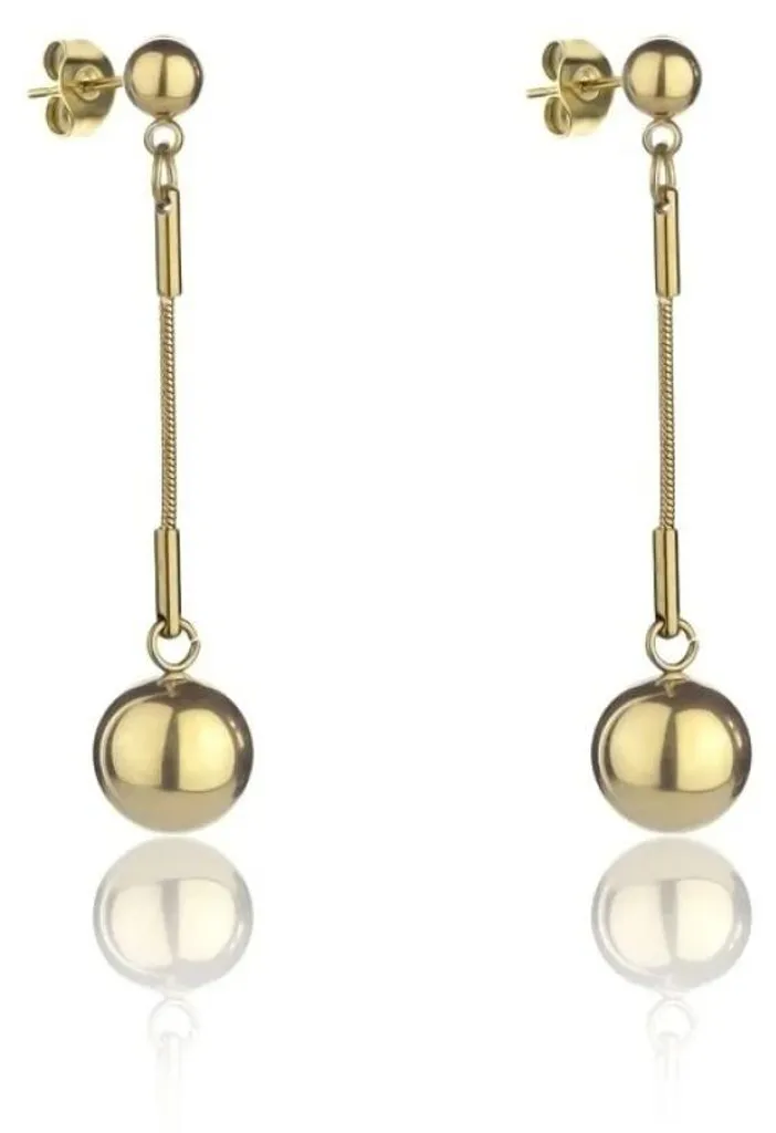 Boucles d'oreilles en Or Doré Amanda au Design Minimaliste MCE24002G