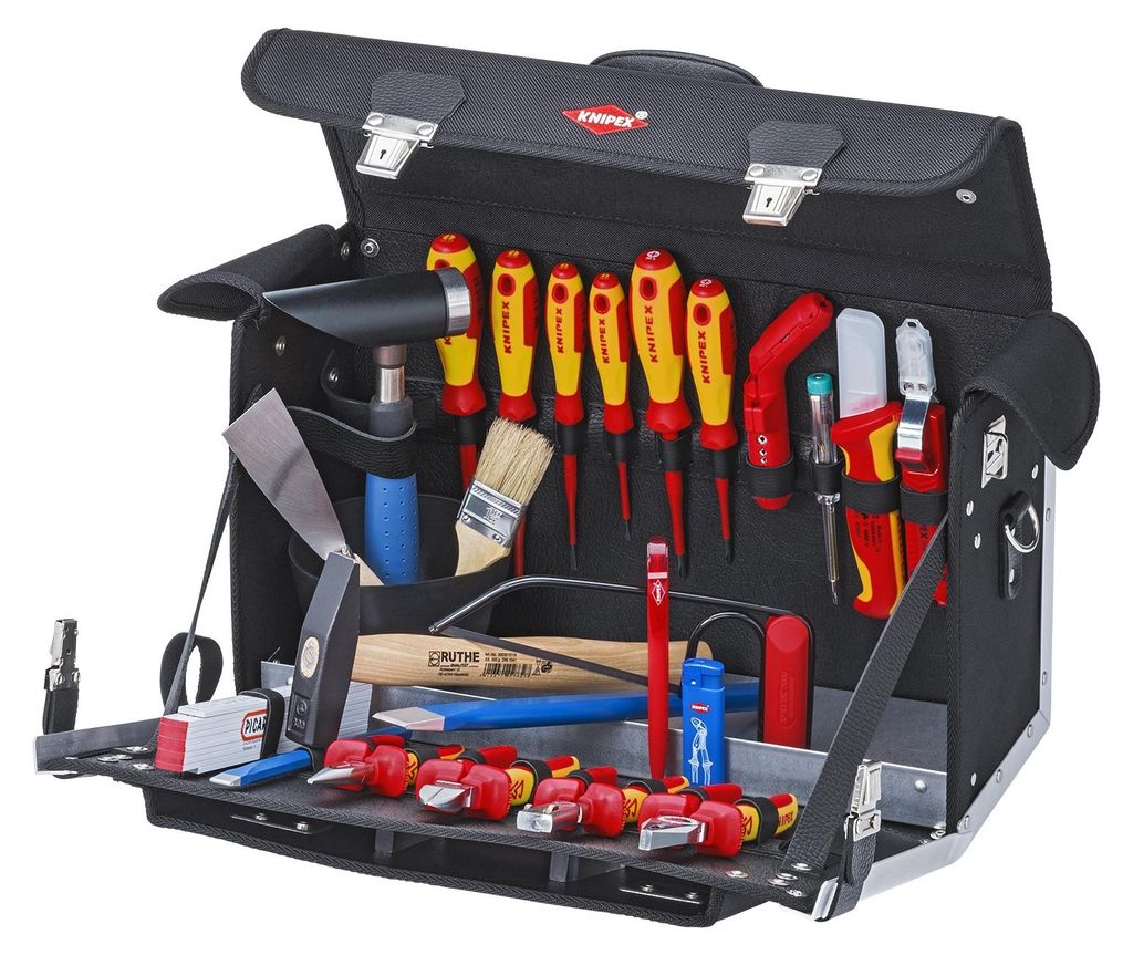 KNIPEX Werkzeugtasche "Classic" Elektro, 23-teilig Produktbild 