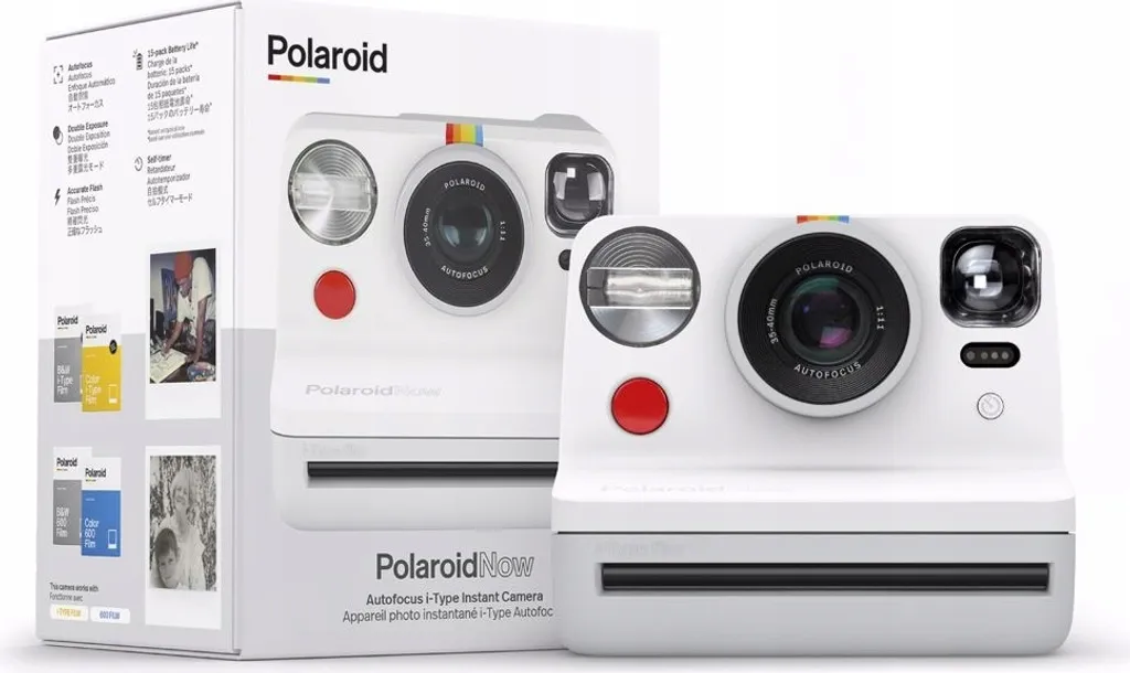 Polaroid Now Blanc Autofocus avec Double Exposition et Flash Intégré - 6