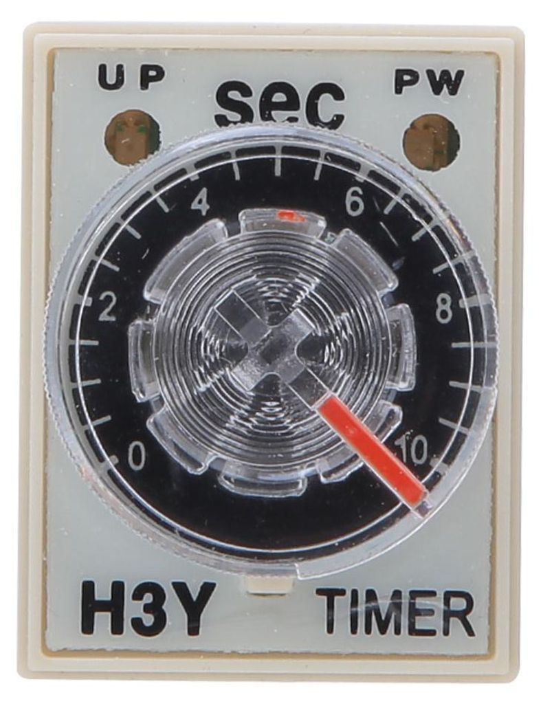 Zeitrelais H3Y-2, 8-polig, einstellbar, hohe Genauigkeit, Haushaltsgeräte, Stromversorgung, 0–10 s, 24 V Gleichstrom