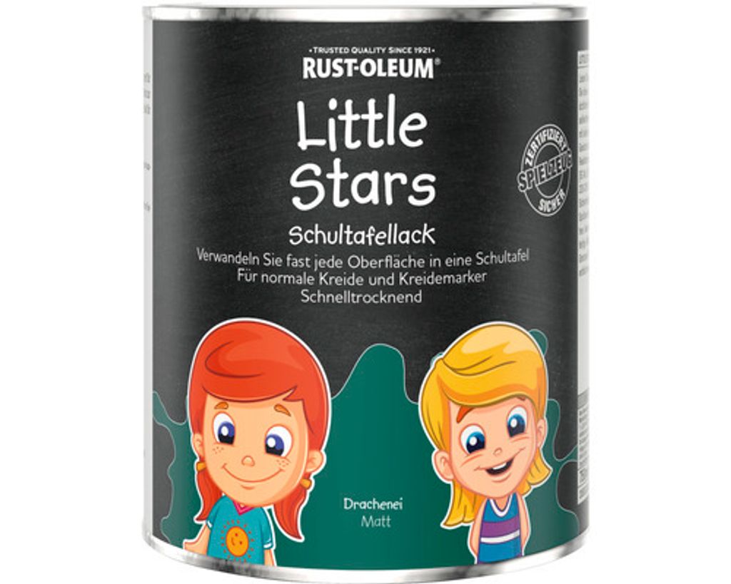 Little Stars Schultafellack Drachenei dunkelgrün 750 ml Produktbild 