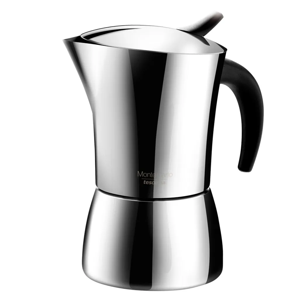Cafetière à Espresso 4 Tasses avec Fond Induction en Acier Durable