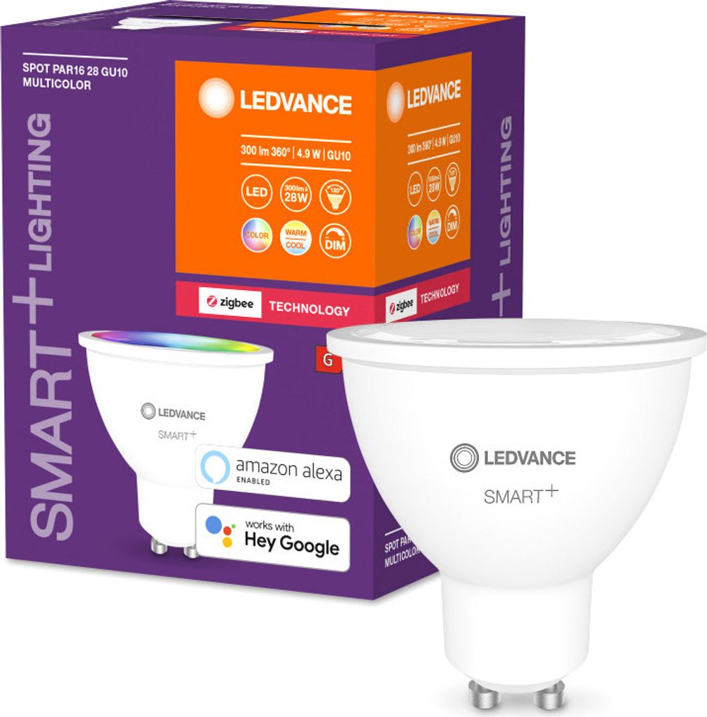 LEDVANCE ZigBee SMART+ LED Lampe Spot RGBW mehrfarbig (ex Produktbild 11