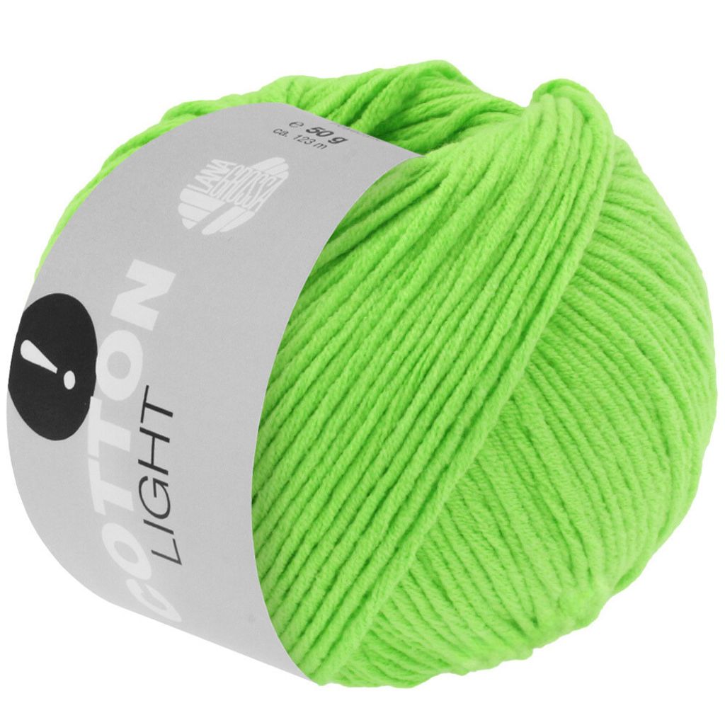 Lana Grossa Baumwolle LIGHT Aktion! 50 g leichte, multifile Baumwollmischung 123 m Farbe 018 - Maigrün
