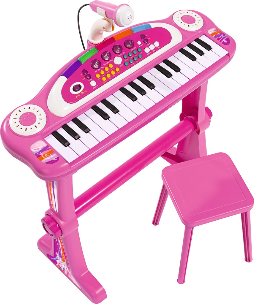 Simba Standkeyboard pour enfants : Clavier électronique avec micro intégré - 2