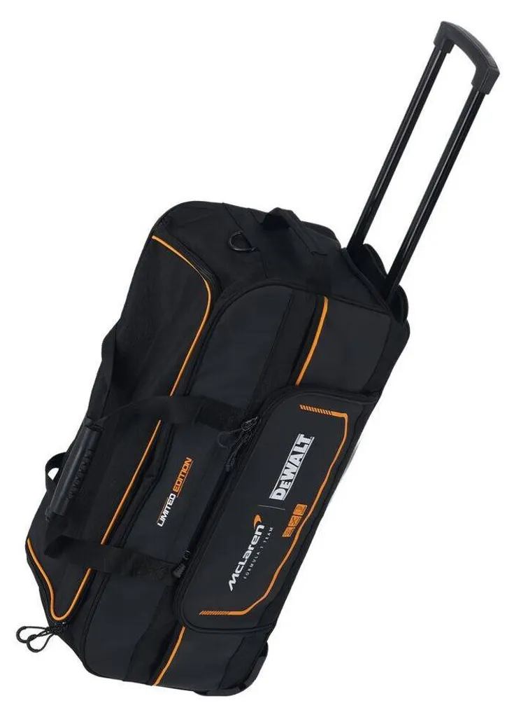 Sac de voyage DEWALT à roulettes McLaren, fini les bagages lourds
