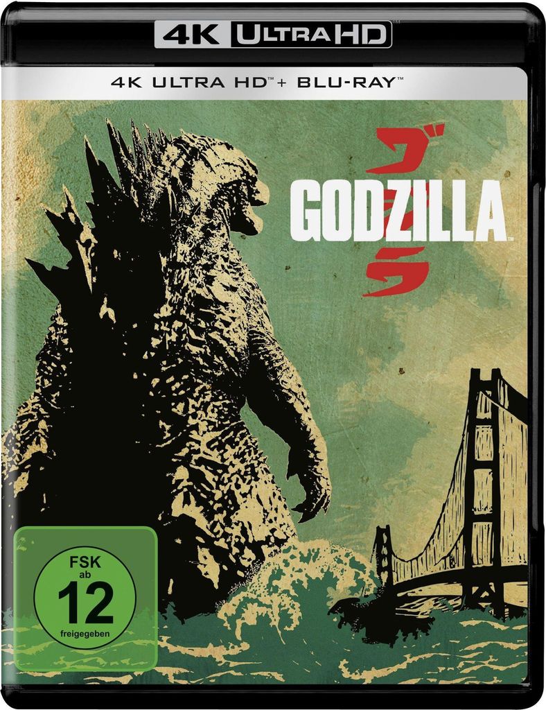 PLAION Godzilla (4K UHD), Film, Blu-ray, Deutsch, Englisch, Französisch, Spanisch, 123 min, Aktion, Dänisch, Finnisch, Polnisch, Schwedisch