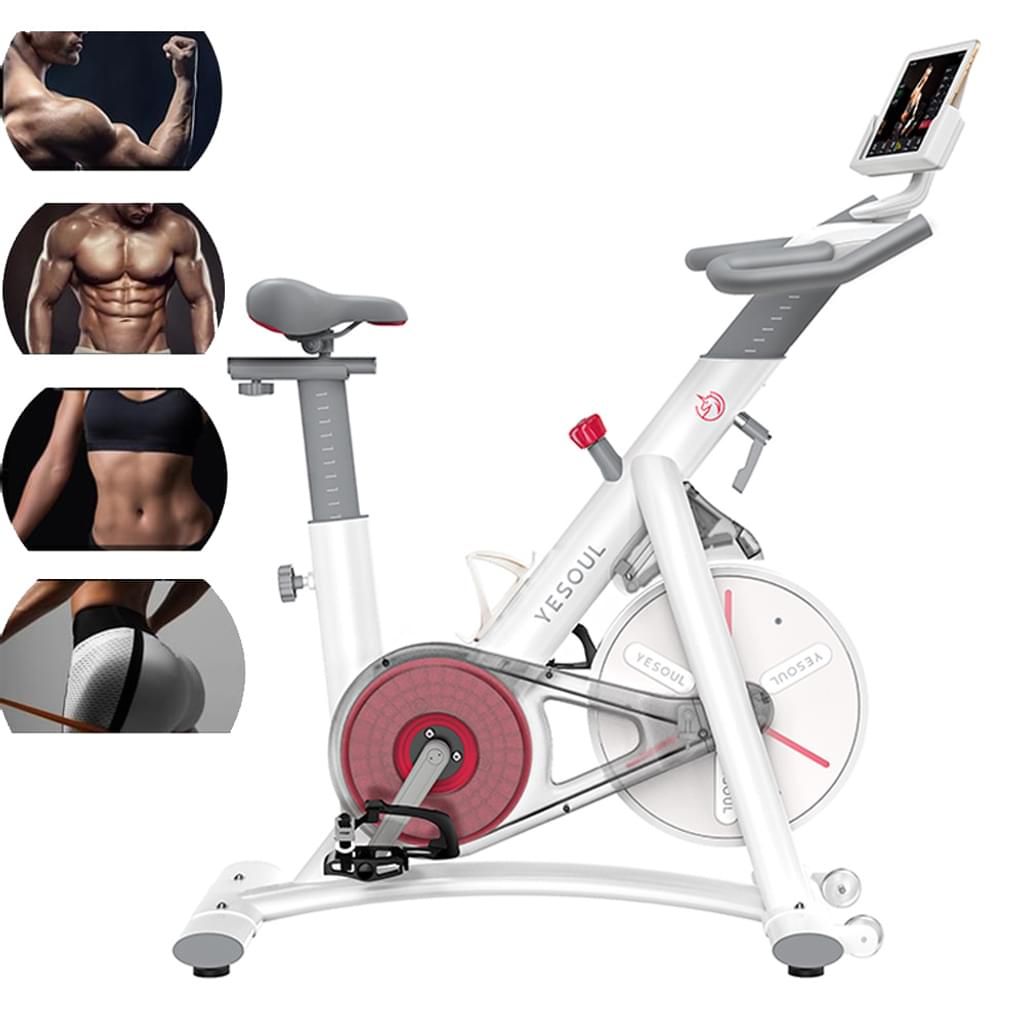 Indoor Fitness Fahrrad Heimtrainer Trimmrad Hometrainer Ergometer LCD bis 115kg 