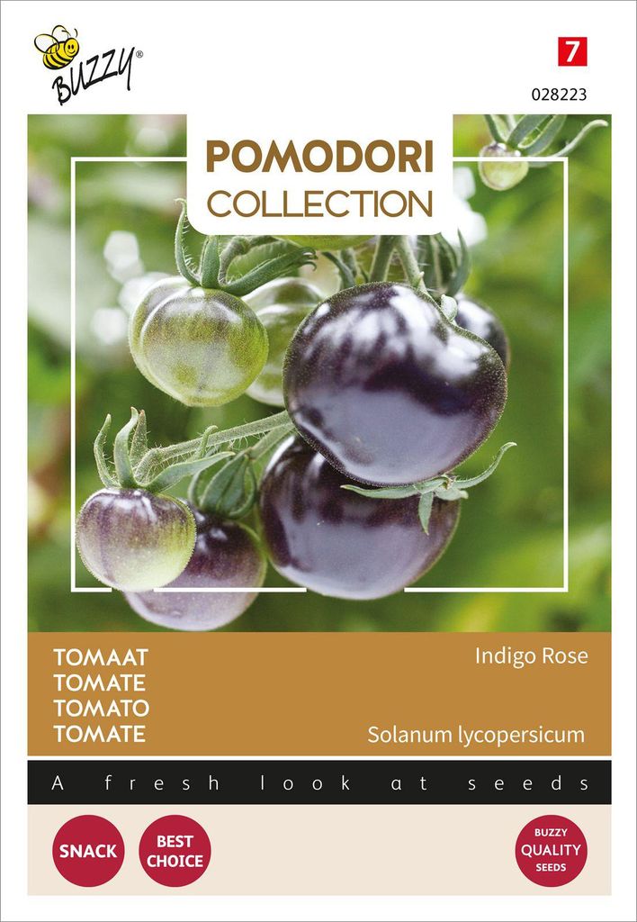 Buzzy Pomodori Tomate Indigo rose (schwarz) Samen - Ca. 8 Samen | Buzzy_028223
