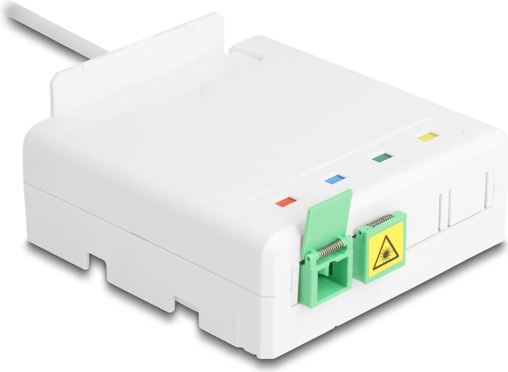 DeLOCK 85932 Câble Fibre Optique 20m 2x SC/APC G.657.A1 Blanc