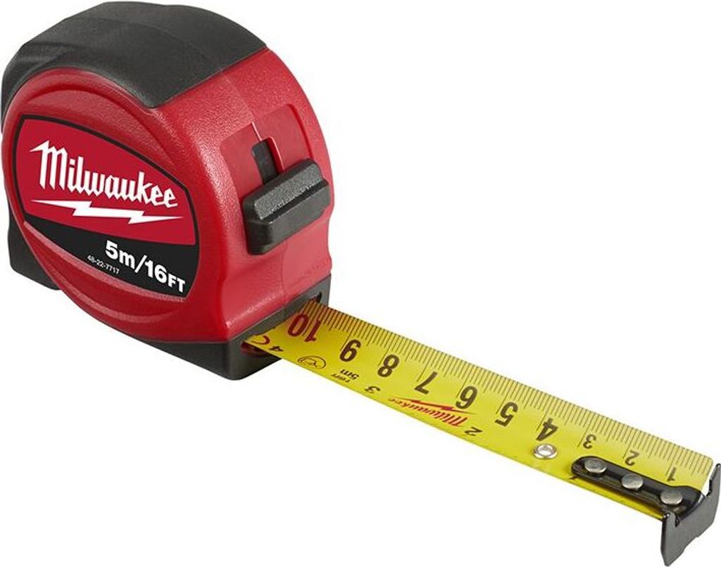 Milwaukee - Slimline-Maßband 5 m (Breite 25 mm)