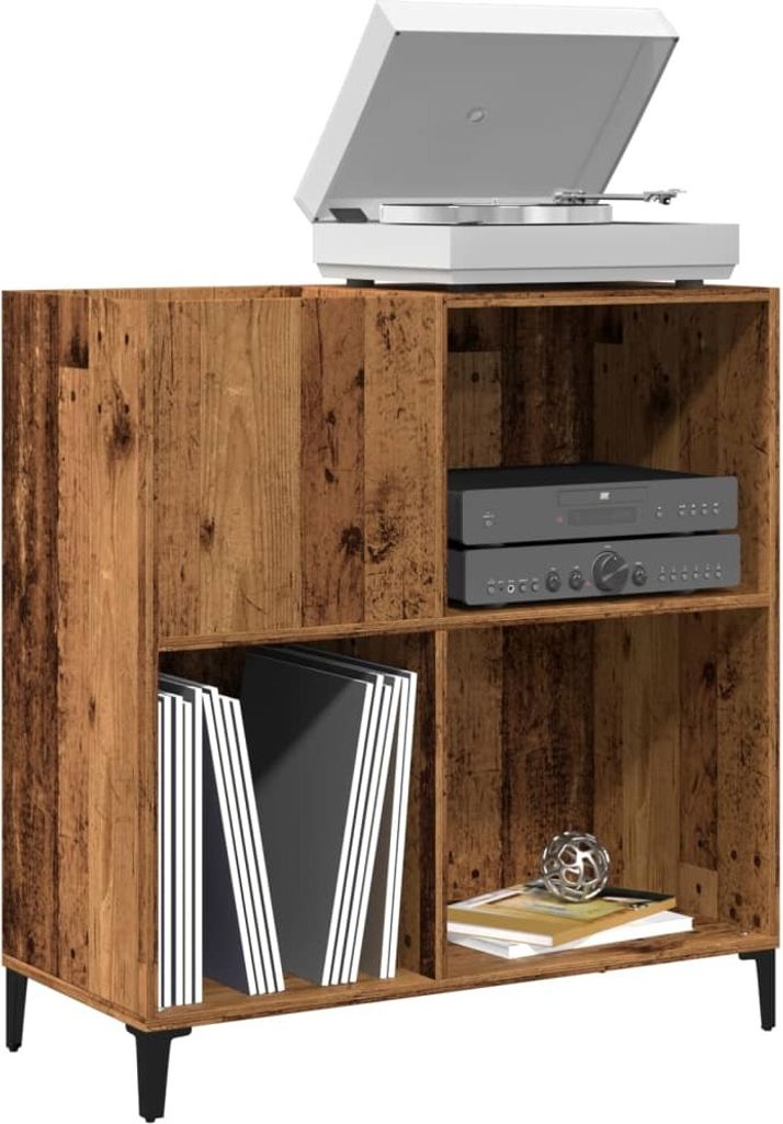 "im Sonderangebot"Plattenschrank Altholz-Optik 84,5x38x89cm Holzwerkstoff DE950204 - Schränke & Zubehör