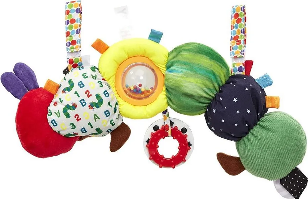 Doudou Chenille très affamée peluche active textile pour apaiser bébé