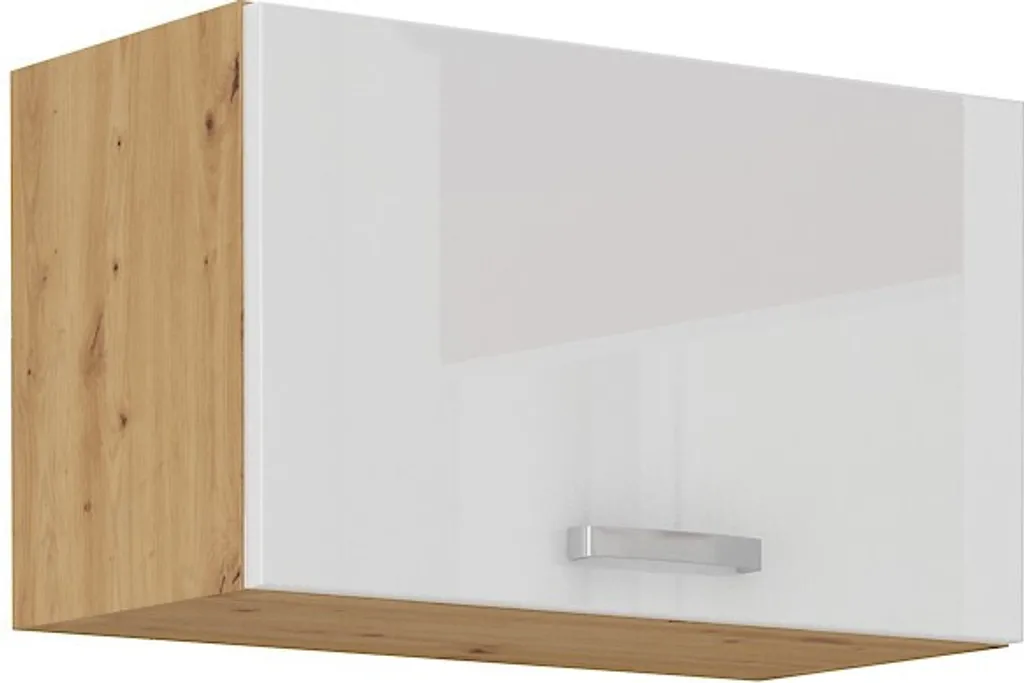 Cappa Cucina ADARA 60 cm Bianco e Legno Rovere - Design Esclusivo