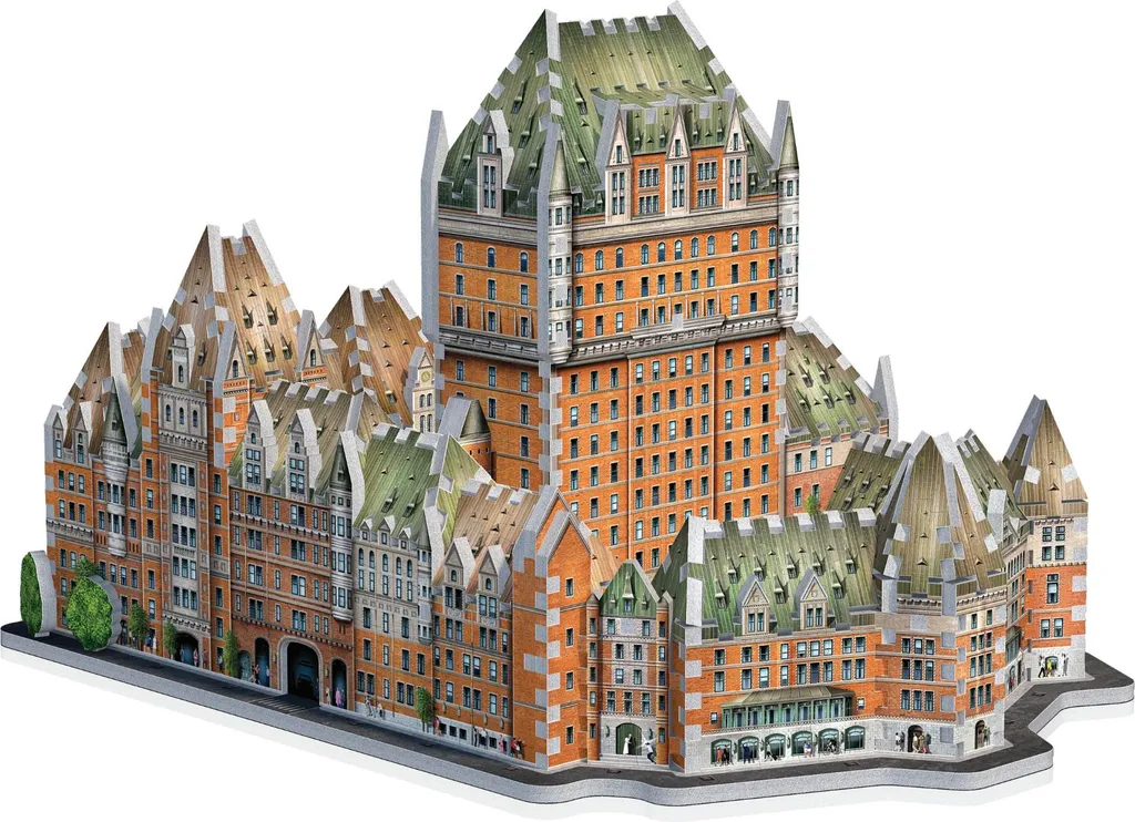 Puzzle 3D Château Frontenac Wrebbit - 865 pièces en Mousse Easyfit