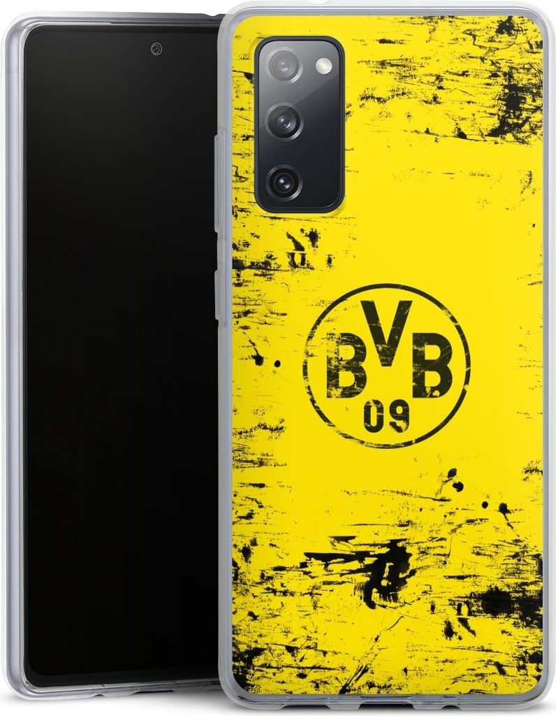 DeinDesign Handyhülle für Samsung Galaxy S20 FE 5G Silikon Hülle Case Smartphone Schutzhülle BVB Borussia Dortmund Offizielles Lizenzprodukt