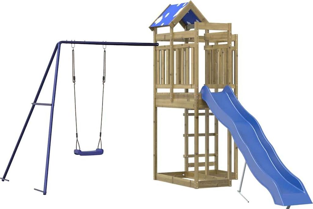 vidaXL Spielturm Imprägniertes Kiefernholz