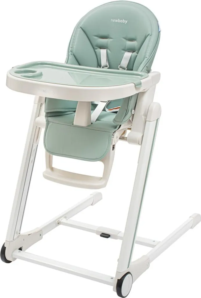 Chaise Muka NEW BABY vert poussière avec dossier ergonomique et doux