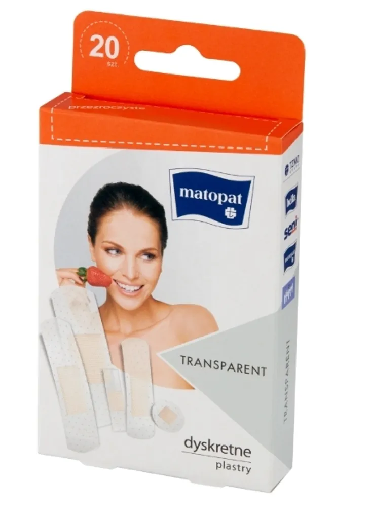 Cerotti trasparenti Matopat Transparent (005), 20 pz