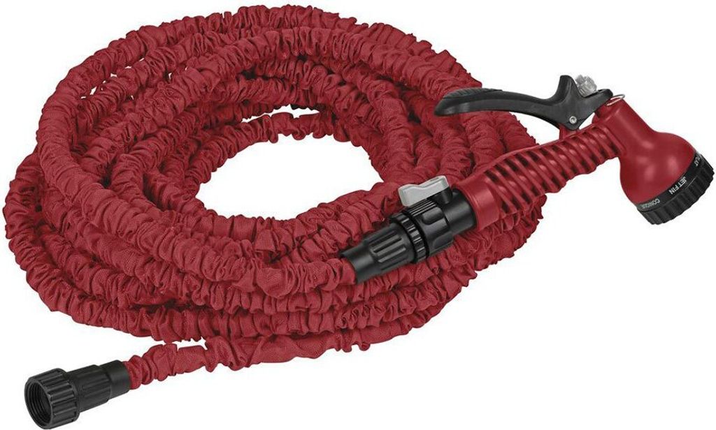 Kit tubo da giardino Kreator 15 M Rosso Rosso Taglia unica Immagine del prodotto 