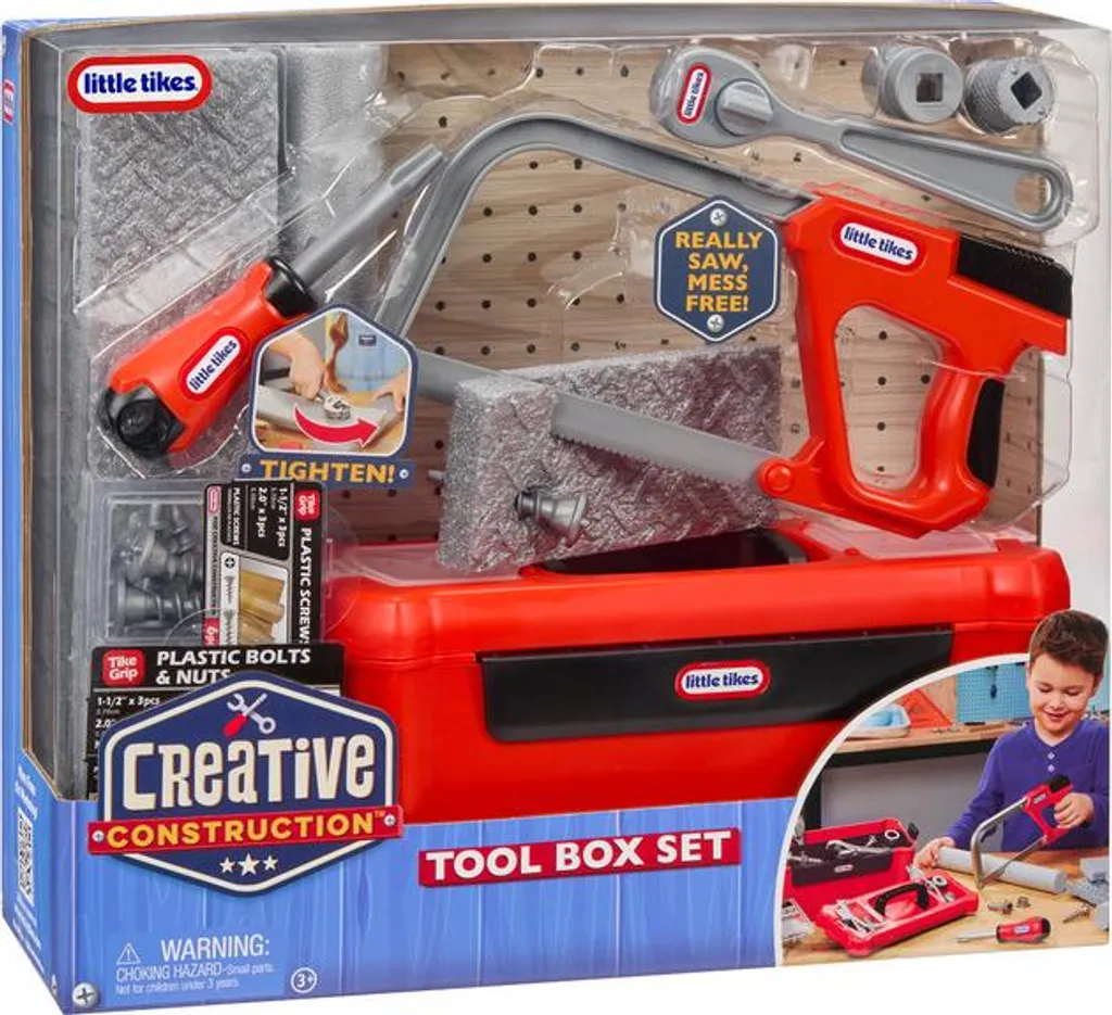 Petite Boîte à Outils Little Tikes - Jouet de Construction Sans Risque
