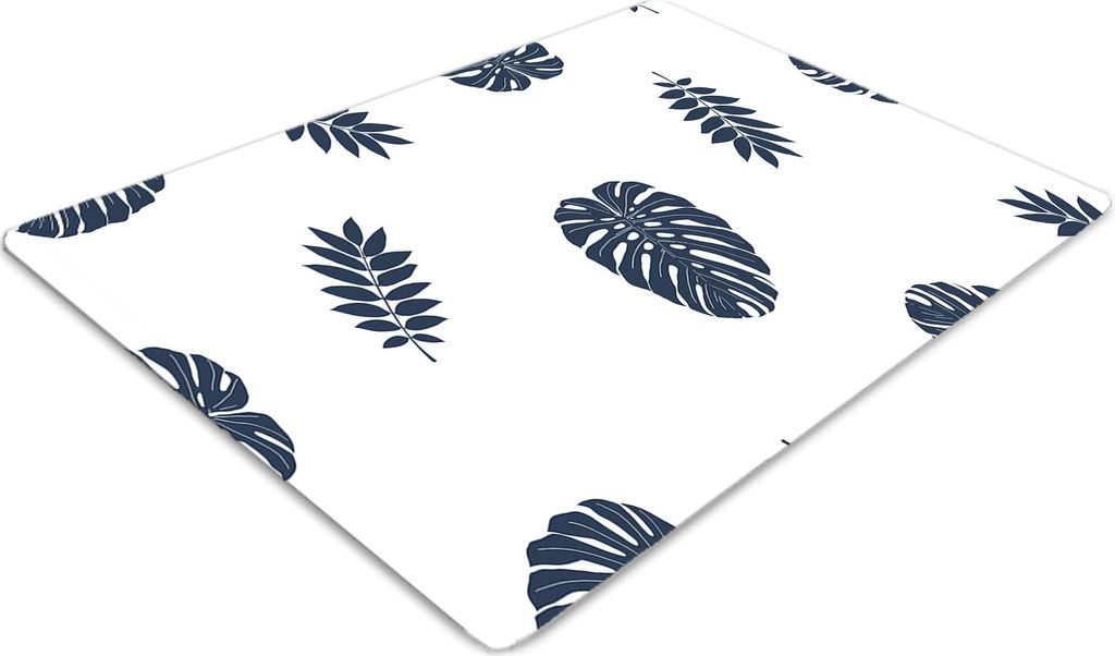 Stuhlunterlage Bürostuhlunterlage 120 cm x 90 cm Bodenmatte Bürostuhlunterlage - Tropische Blätter