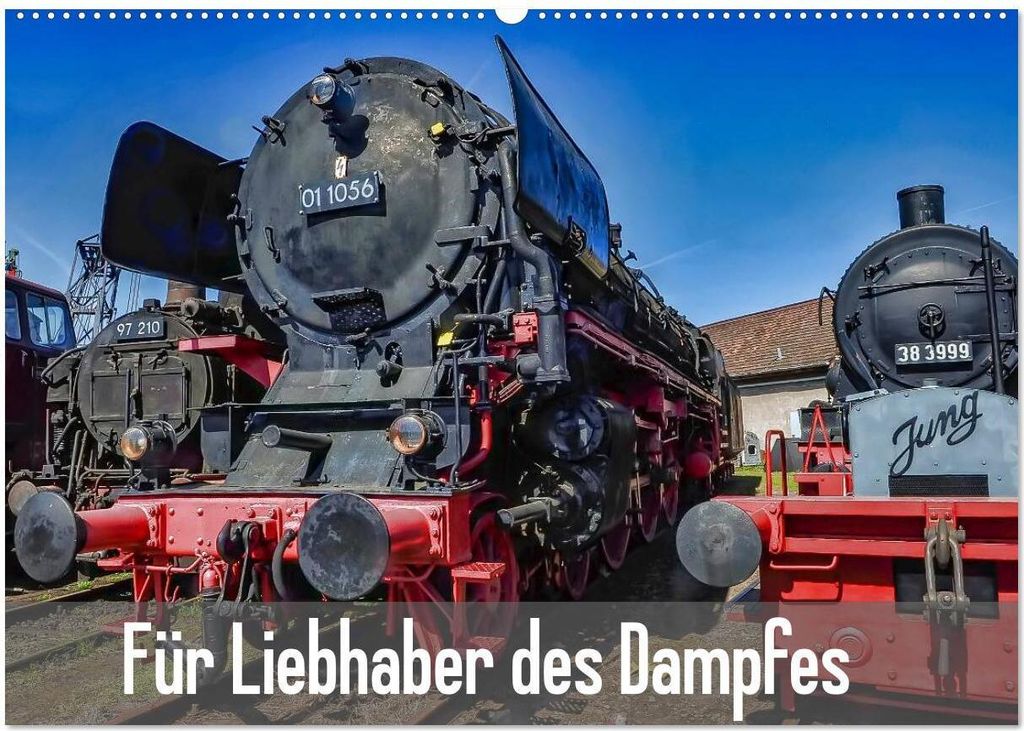 Für Liebhaber des Dampfes (Wandkalender 2026 DIN A2 quer), CALVENDO Monatskalender