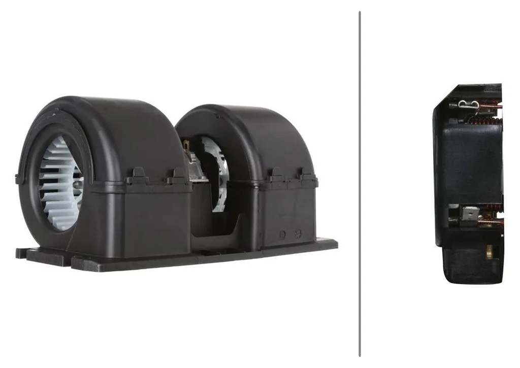 Pulseur d'air habitacle 12V 408W HELLA adapté au Mercedes Sprinter
