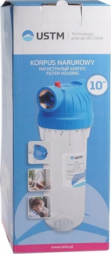 Système de Filtration Eau 1/2 USTM avec Boîtier Plaque et Clé EMI