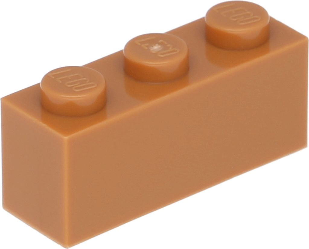 Lego 250 Stück 3622 Stein Brick 1x3 Part Basic Steine 250 Mittleres Nougat