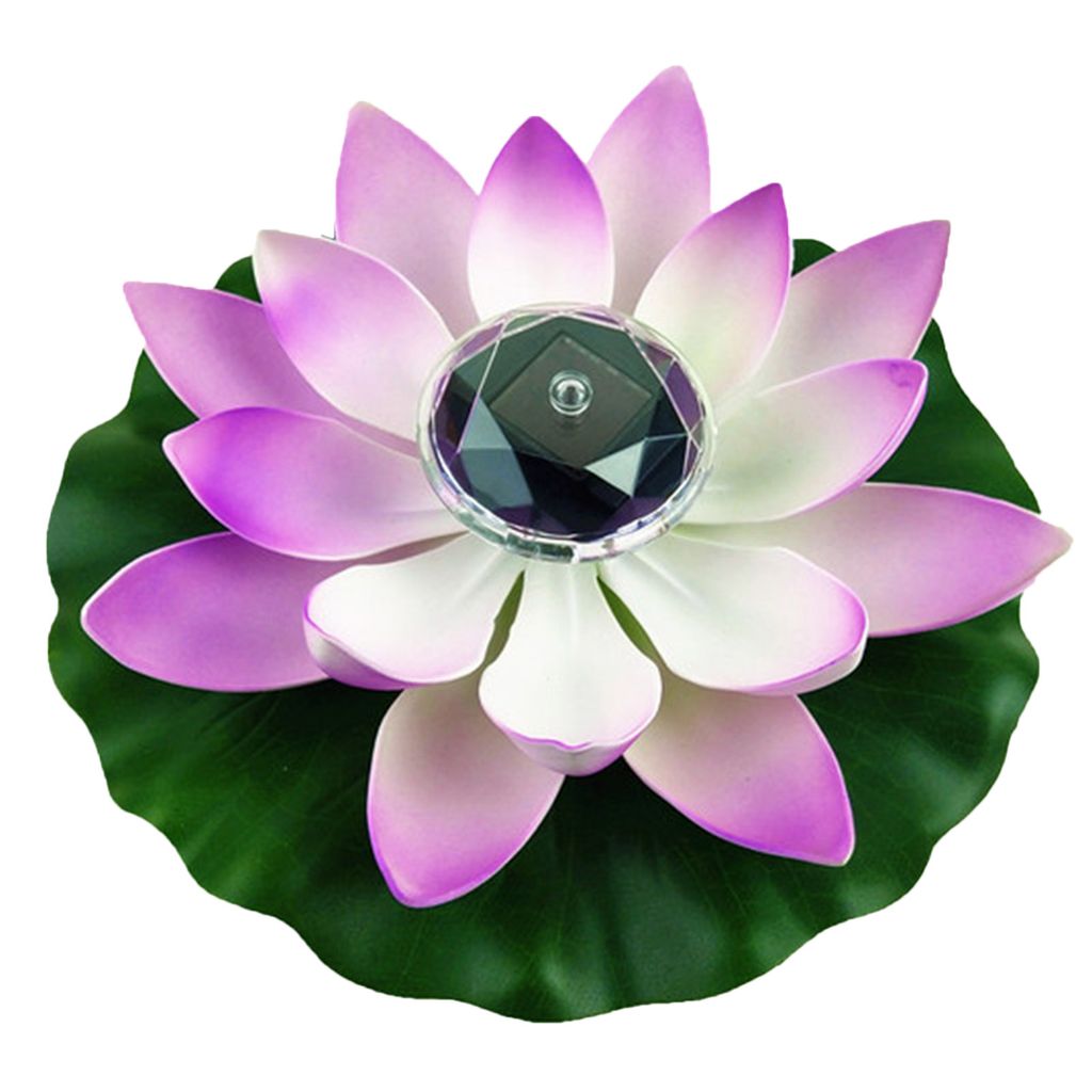 Schwimmender Solar Betriebene LED Lotus Blume Kaufland.de