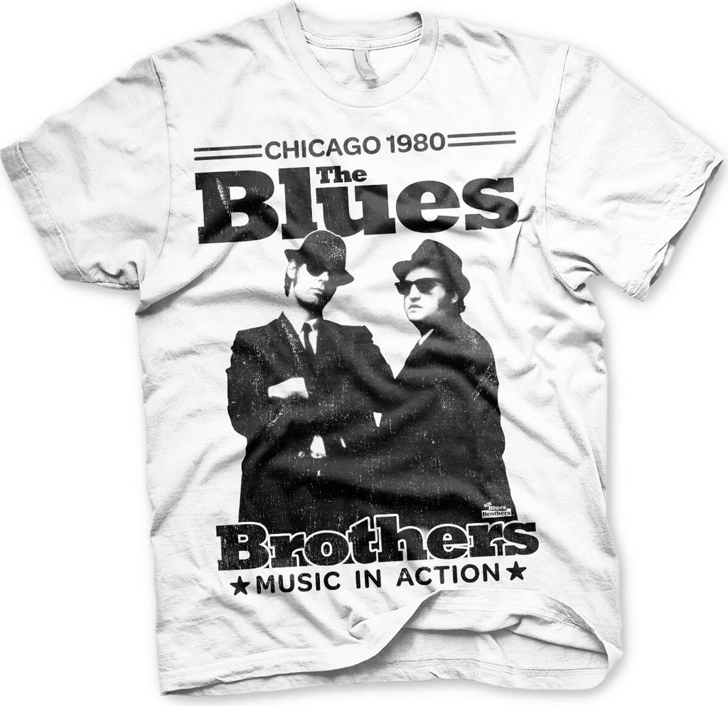 Blues Brothers - Chicago 1980 T-Shirt - XX-Large - White