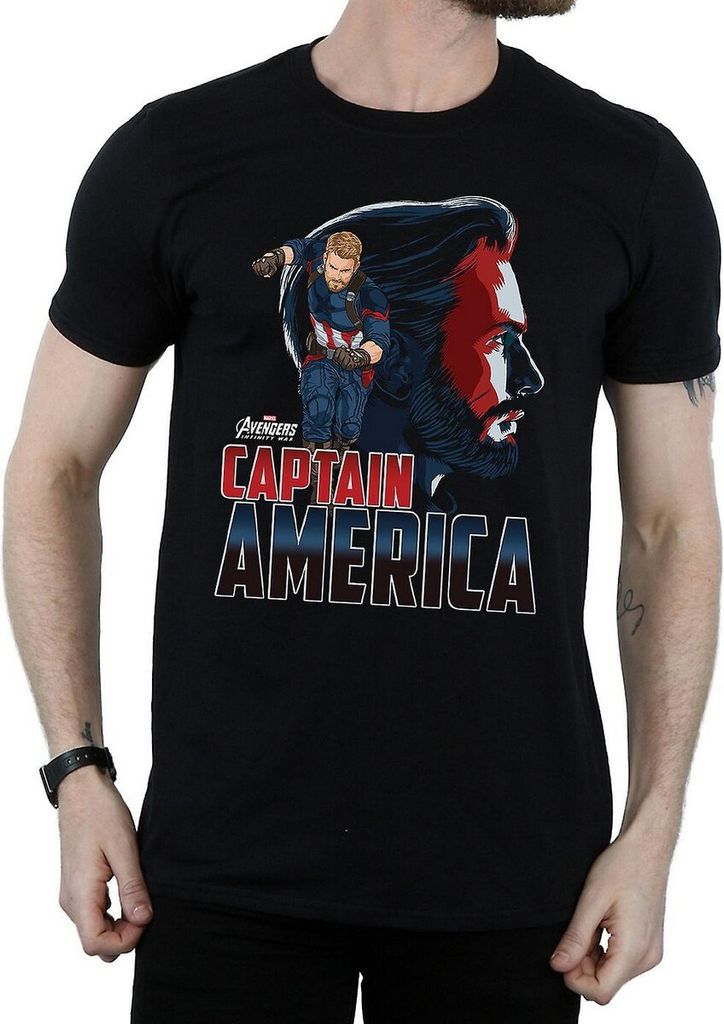 Avengers Infinity War - T-Shirt für Herren BI1006 (XL) (Schwarz)