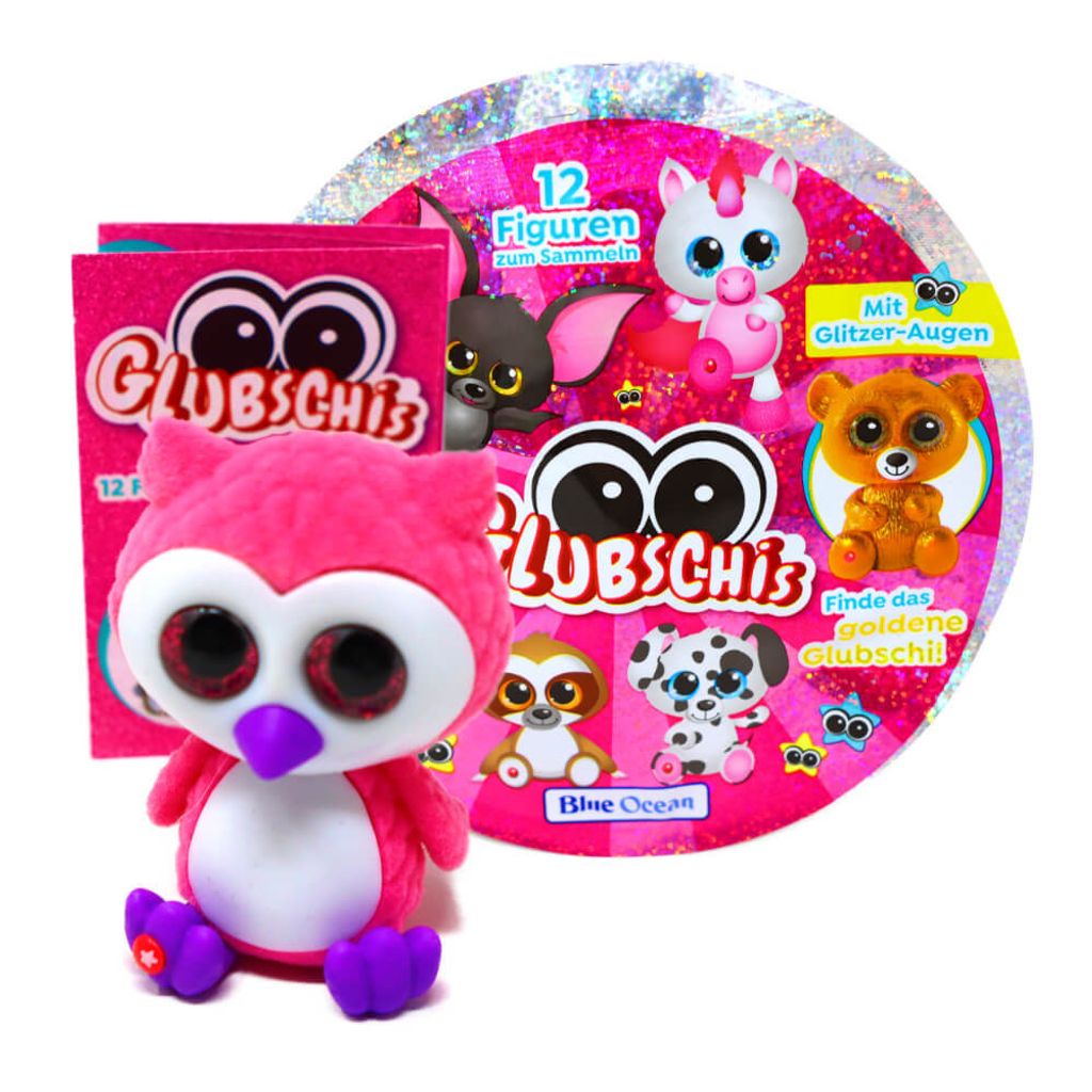Blue Ocean Glubschis Sammelfiguren Serie 1 - Glubschi Glitzer Figur - Auswahl Figur 10. Princess Holly