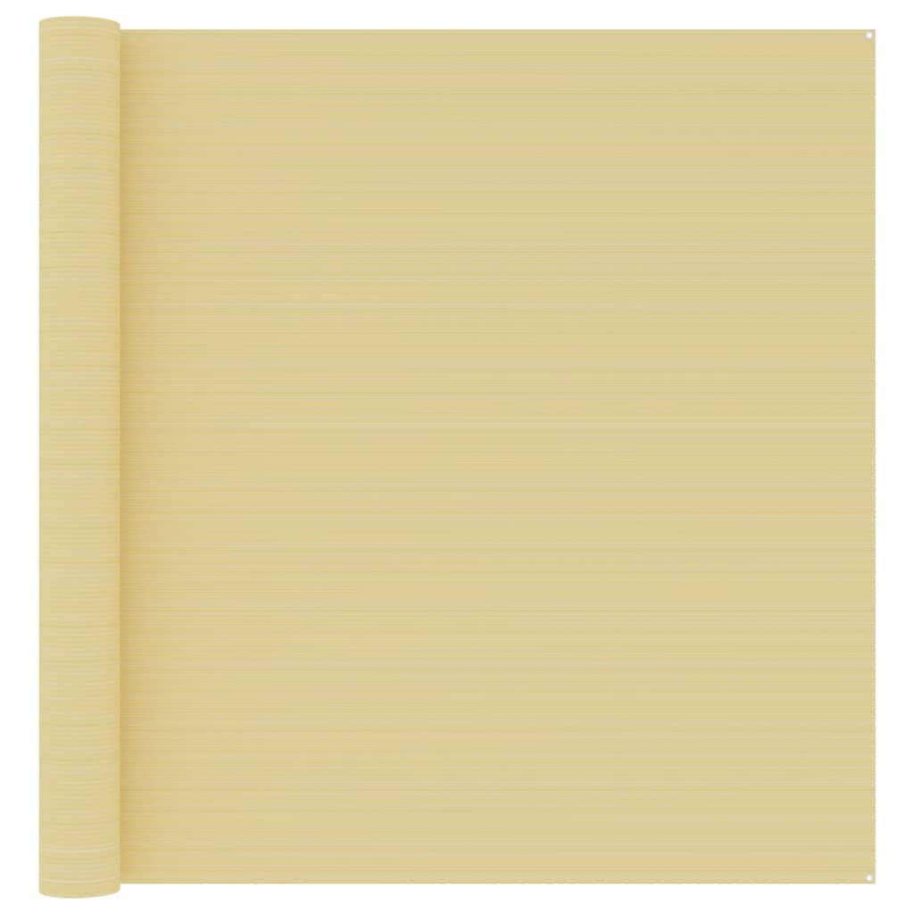 The Living Store Zeltteppich 400x600 cm Beige