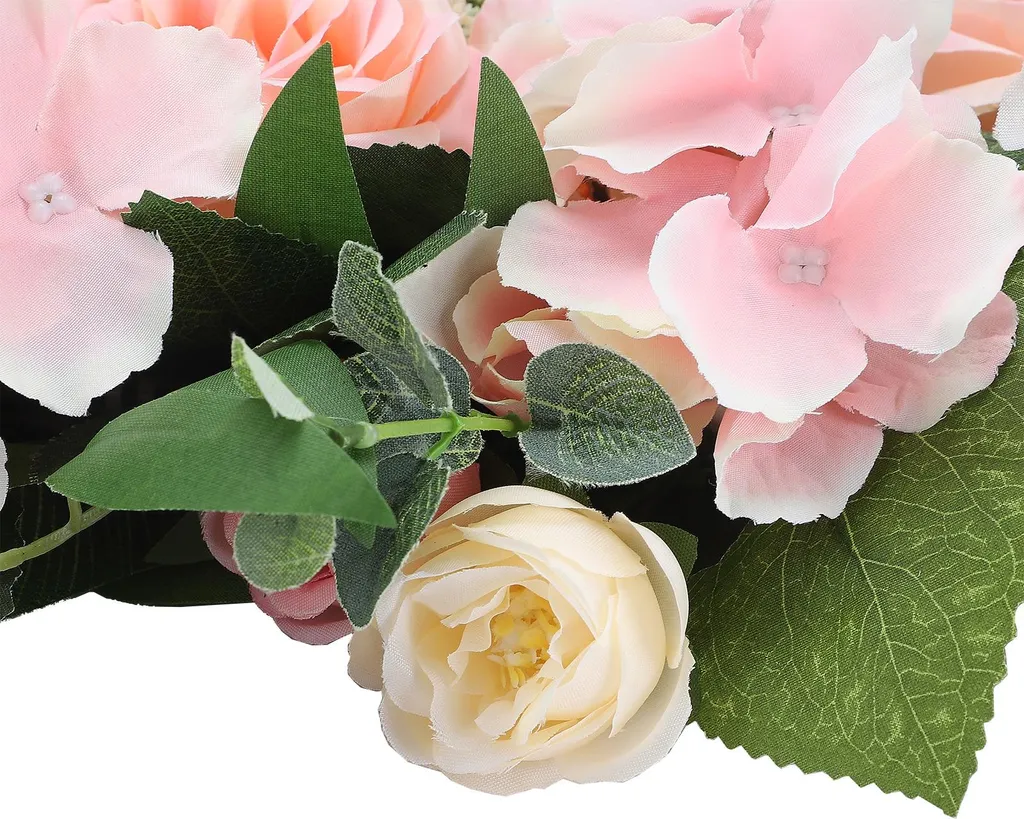 Rose artificielle 65cm pour dossier de chaise mariage en soie rose